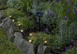 MINI SPOT Solcells-ljusslinga 210cm Svart