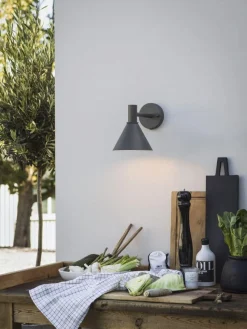 MINITRIPP Fasadlampa 30cm Grå