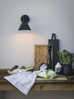 MINITRIPP Fasadlampa 30cm Svart