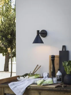 MINITRIPP Fasadlampa 30cm Svart