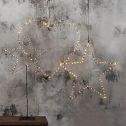 MIRA BLANK Hängande dekoration 70cm 80LED Svart