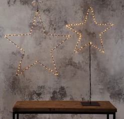 MIRA Hängande dekoration 70cm 80LED Svart