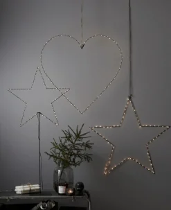 MIRA Hängande dekoration 70cm 80LED Svart