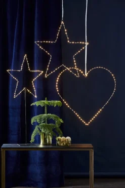 MIRA Hängande dekoration 70cm 80LED Svart