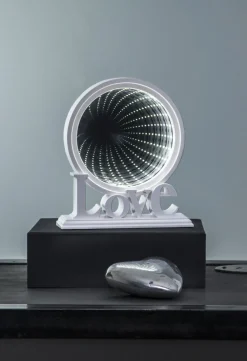 MIRROR LIGHT Inomhusdekoration 20,5cm Vit