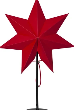 MIXA Stjärna på fot 50cm Röd