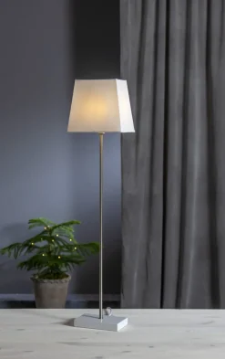 MOA Set m. Skärm & Stjärna på fot 82cm Vit