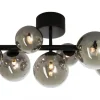 MOLEKYL Plafond 58cm Svart/Rökgrå