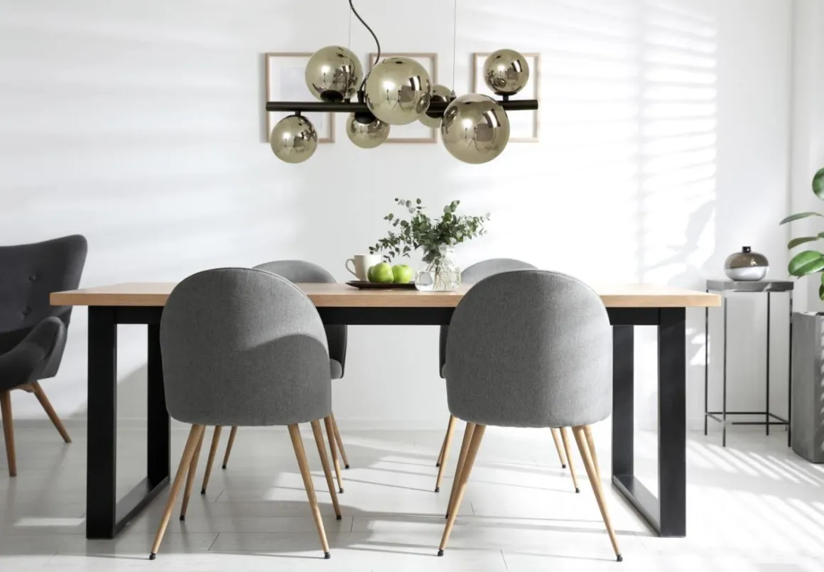 MOLEKYL Taklampa 58cm Svart/Rökgrå