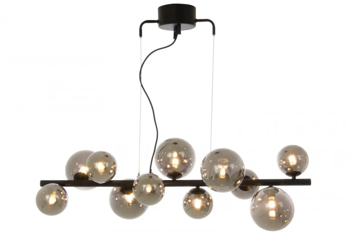 MOLEKYL Takpendel 11L 28cm Svart/Rökgrå