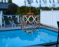 MOUNTY Hängande dekoration 30cm Svart IP44