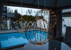 MOUNTY Hängande dekoration 30cm Svart IP44