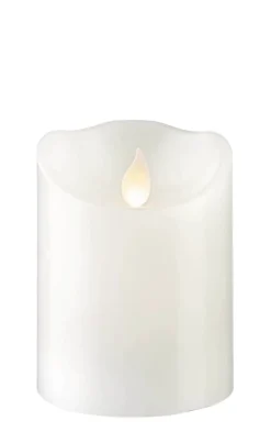 M-TWINKLE LED Blockljus 10cm Vit