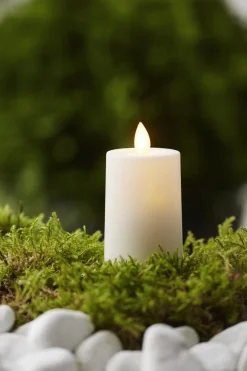 M-Twinkle LED Blockljus 11,5cm Vit