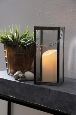 M-Twinkle LED Blockljus 17,5cm Elfenbensvit