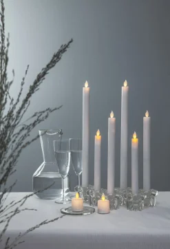 M-TWINKLE LED-Antikljus 2-pack 40cm Vit