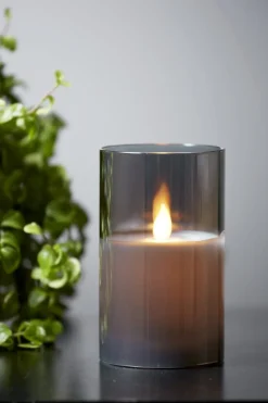 M-TWINKLE LED-Blockljus 12,5cm Svart