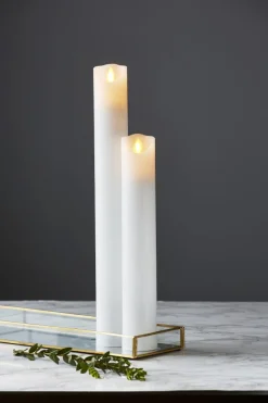 M-TWINKLE LED-Blockljus 40cm Vit