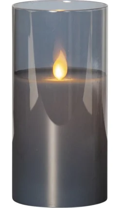 M-TWINKLE LED-Blockljus 15cm Svart