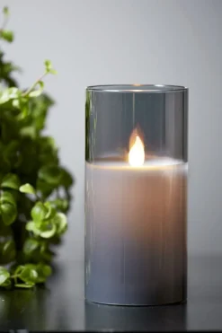 M-TWINKLE LED-Blockljus 15cm Svart