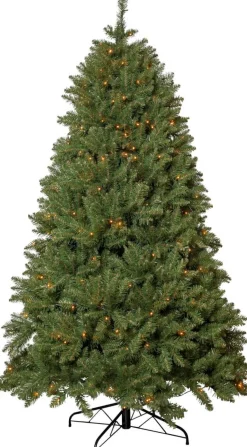 NARVIK Julgran 210cm 300LED Extra varmvit/Grön IP44