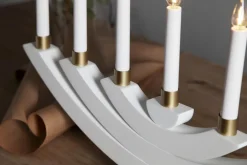 NAVIDA Ljusstake 7L 60cm Vit