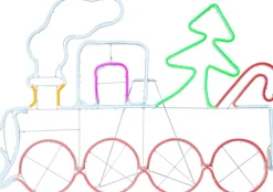 NEOLED Siluett Jultåg 768LED 94cm Flerfärgad IP44