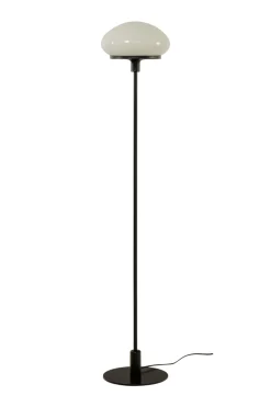 NEW AUGUST Golvlampa 140cm Svart/Opalvit