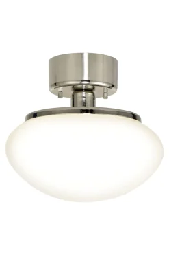 NEW AUGUST Plafond 27cm Krom/Vit