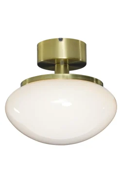 NEW AUGUST Plafond 27cm Matt Mässing/Vit
