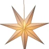 Nicolas Stjärna 80cm Vit/Guldsladd