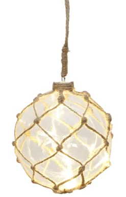 NOAH Glaskula 14cm LED Transparent