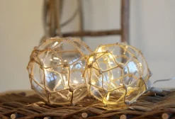 NOAH Glaskula 14cm LED Transparent