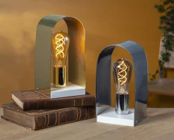 NOBEL Lampfot E27 24cm Krom