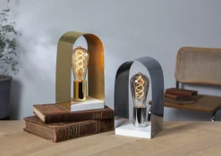 NOBEL Lampfot E27 24cm Krom