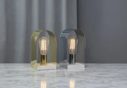 NOBEL Lampfot E27 24cm Mässing