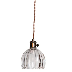 Nora Fönsterlampa 12cm Antikmässing/Klar