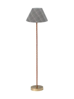 NORA Golvlampa 138cm Antikmässing