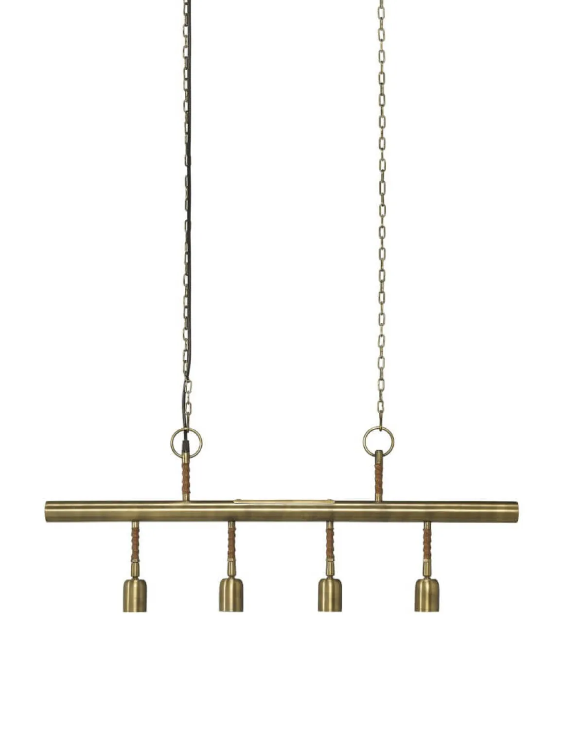 NORA Takpendel 4L 130cm Antikmässing