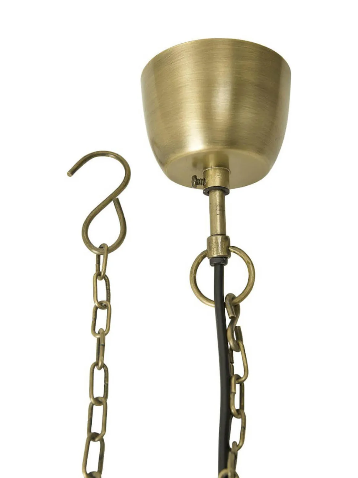 NORA Takpendel 4L 130cm Antikmässing