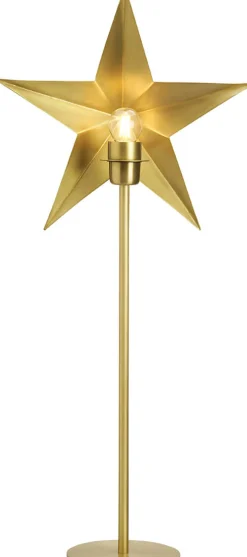 NORDIC STAR Stjärna på fot 63cm Pale Gold