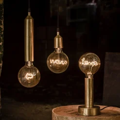 NOTICE Lampfot 10cm Råmässing