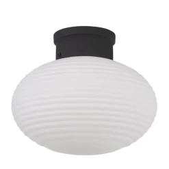 NOVA Plafond 30cm Svart/Opal