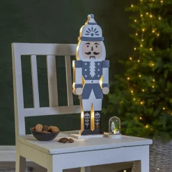 NUTCRACKER Batteridekoration 52cm Flerfärgad