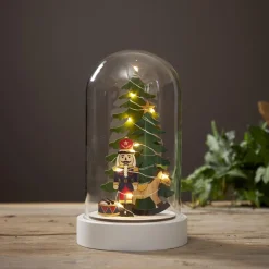 NUTCRACKER Bordsdekoration Batteri 20cm Flerfärgad