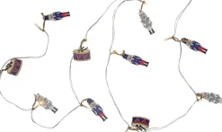 NUTCRACKER Ljusslinga Batteri 1,8m 10LED Varmvit/Flerfärgad