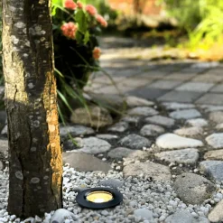 ONYX Markspot 8cm 12V Svart IP65