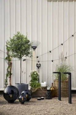 ORBY Klot Utomhusdekoration 30cm Svart