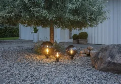 ORBY Klot Utomhusdekoration 30cm Svart