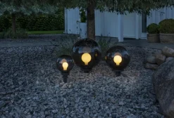 ORBY Klot Utomhusdekoration 20cm Svart